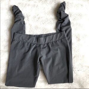 LNA‎ Olivia Knit Ruched Leggings Grey L